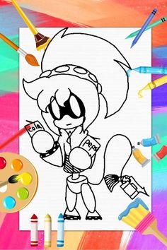 Murder Drones Coloring Book - Screenshot 3