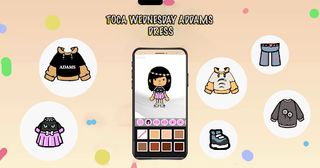 Toca Dress Wednesday Addams - Screenshot 1
