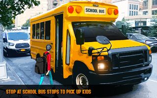 School bus driving Bus games - Screenshot 2