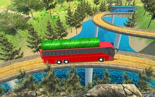 Bus Game offroad coach driving - Screenshot 1