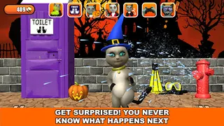 Talking Cat Leo Halloween Fun - Screenshot 3