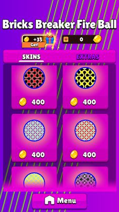 Bricks Breaker Fire Ball - Screenshot 2