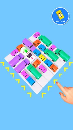 Car Merge 2048 - Color Cars - Screenshot 2