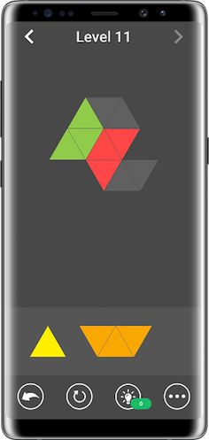 Paper Puzzle - Triangle Block - Screenshot 1