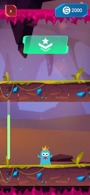 Sweet jumping monster casual - Screenshot 2