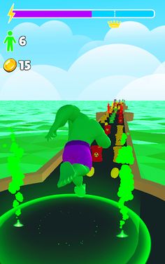 Muscle Hero: Color Rush Runner - Screenshot 2