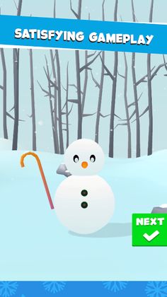 Snowman 3D - Screenshot 1