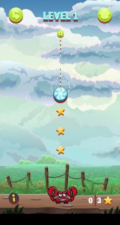 Hungry Crab Rope Rescue Game - Screenshot 2