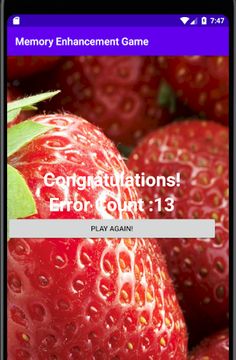 Memory Game by Learning Fruits - Screenshot 2