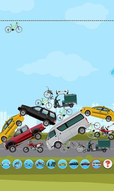 Car Games: Merge SuperCars - Screenshot 1