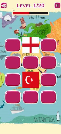 World Flags: Memory and Brain - Screenshot 2