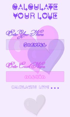 Calculate Your Love - Screenshot 3