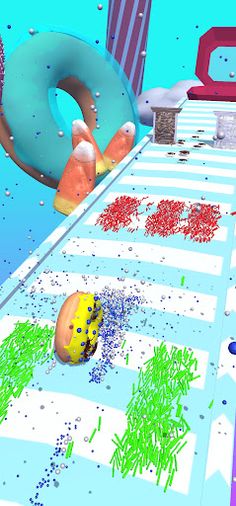 Donut Roll 3D - Screenshot 2