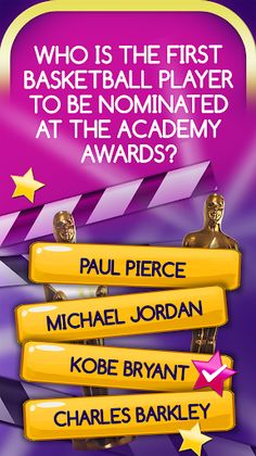 Movie Awards Questions - Screenshot 3