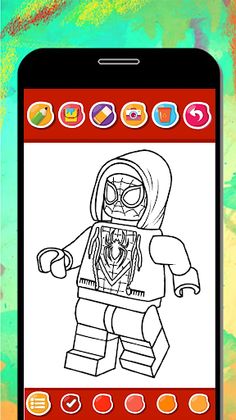 Miles Morales Coloring Games - Screenshot 2