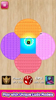 Pop It Challenge 3D Ludo DIY - Screenshot 1