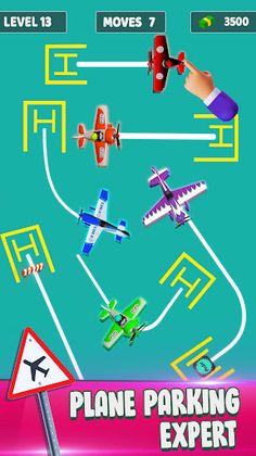 Airplane Parking Order Puzzle - Screenshot 2