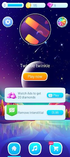 Musical Tiles Piano Brick - Screenshot 2