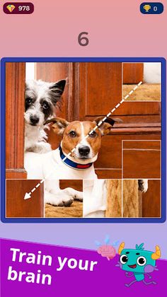 Puppy Jigsaw, Mind Workout - Screenshot 1