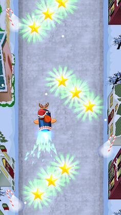 Hypercasual Christmas SantaRun - Screenshot 2