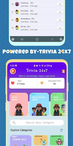 Trivia Quiz - GK Questions - Screenshot 2