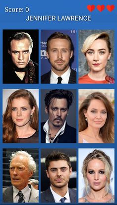 Famous Actors - Screenshot 4