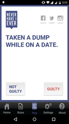 Never Have I Ever Party Game - Screenshot 2