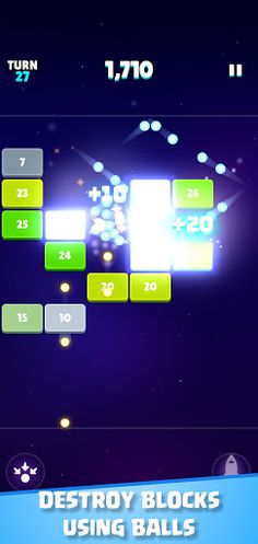 Space Brick Breaker - Screenshot 1