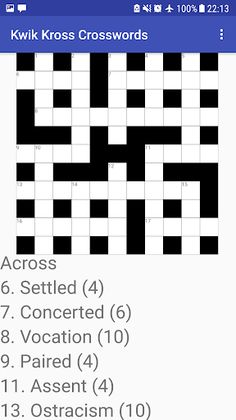 Kwik Kross Crosswords - Screenshot 3