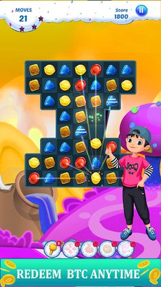 Gummy Candy Match 3 BTC - Screenshot 1