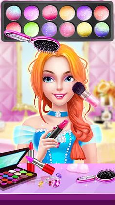 Long Hair Princess Salon Games - Screenshot 3