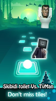 Skibidi Vs. Tvman Tiles Music - Screenshot 3