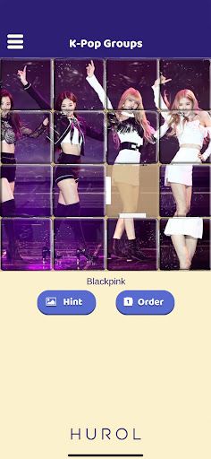 K-Pop Sliding Puzzle - Screenshot 2