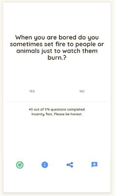 Insanity Test - Screenshot 1