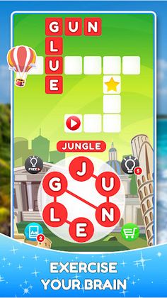 Word Travels Crossword Puzzle - Screenshot 3