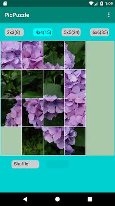 Picture slide puzzle - Screenshot 2