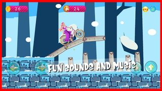 Hill Biker Climbing : Girl Gam - Screenshot 3