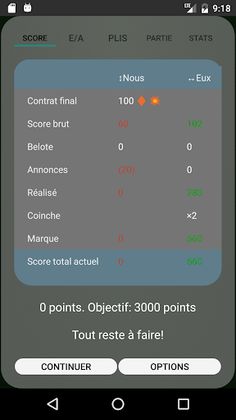 Coinche / Belote Coinchée - Screenshot 2