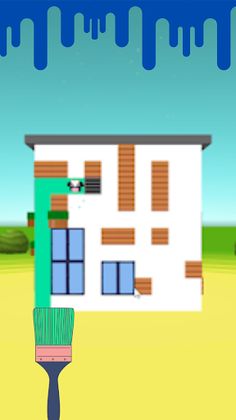 Paint My House Painter Puzzle - Screenshot 1