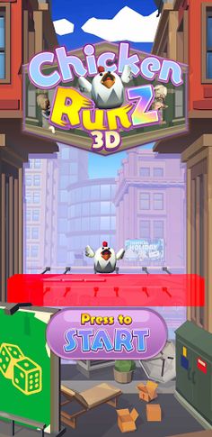 Chicken Run Z 3D - Screenshot 1