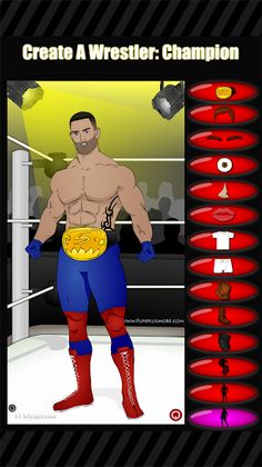 Create A Wrestler: Champion - Screenshot 1