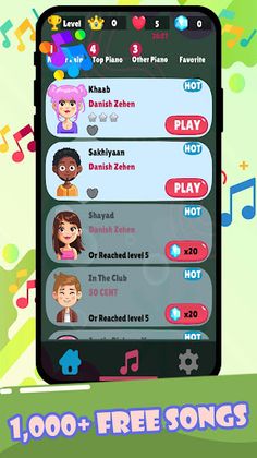 Danish Zehen Piano Game - Screenshot 2