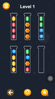 BrainTube  - Gems Sort Puzzle  - Screenshot 1