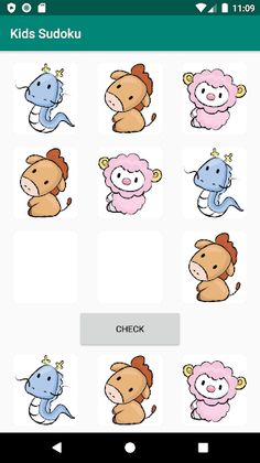 Kids Sudoku puzzle game - Screenshot 1