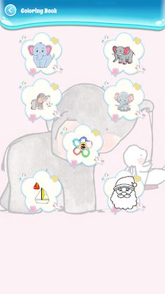Elephant coloring game - Screenshot 4