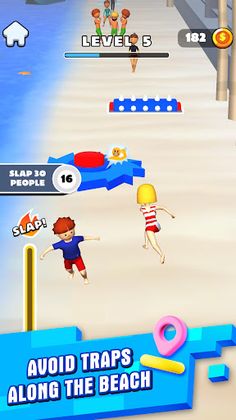 Beach Runner Prank Slap & Run - Screenshot 3