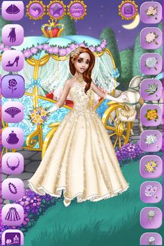Cinderella Wedding Dress Up - Screenshot 1