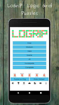 LoGriP (Logic Grid Puzzles) - Screenshot 1