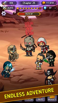 Tap Hero Clicker: Idle RPG - Screenshot 1