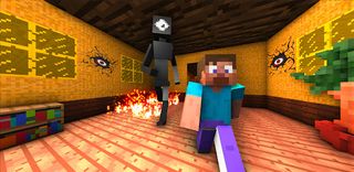 Craft Doors: Horror Escape Run - Screenshot 1